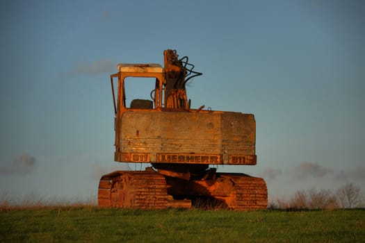 disused digger