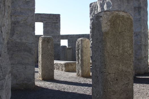 Stonehenge replica in the Dalles area of Washingtone state.