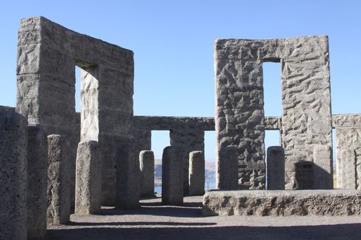 Stonehenge replica in the Dalles area of Washingtone state.