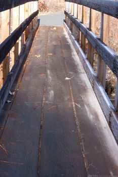 Footbridge over Sherman creek.