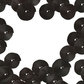 An image of a liquorice snails background