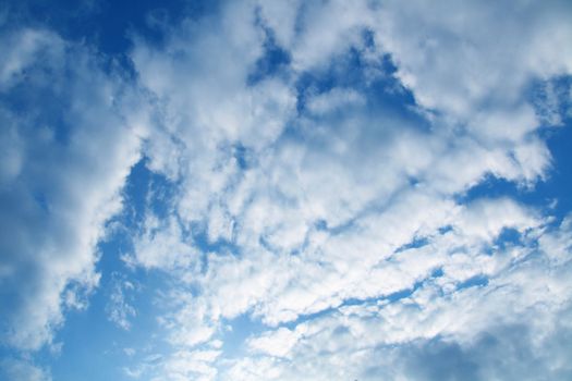 very blue sky nature background