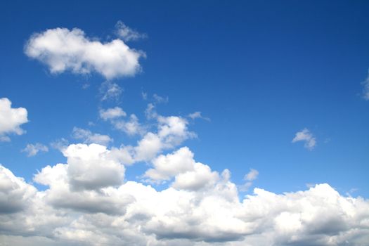 very blue sky nature background
