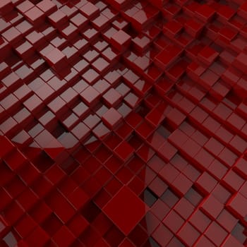 3D cubes background