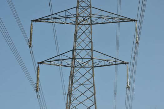 Detail of High voltage line
