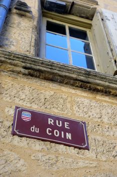 small street of the town of Uzes