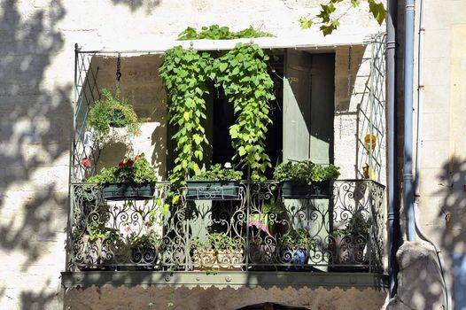 A balcony of Uzes