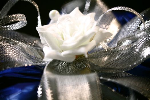 gift bow macro close up