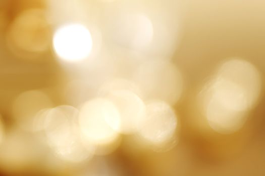golden bokeh background close up