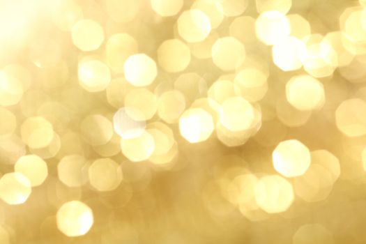 golden bokeh background close up