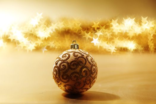 golden christmas card holiday background