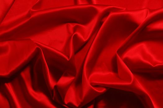 red satin background close up