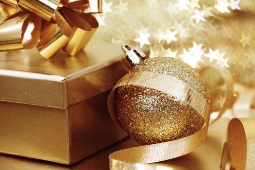 christmas background close up on star background