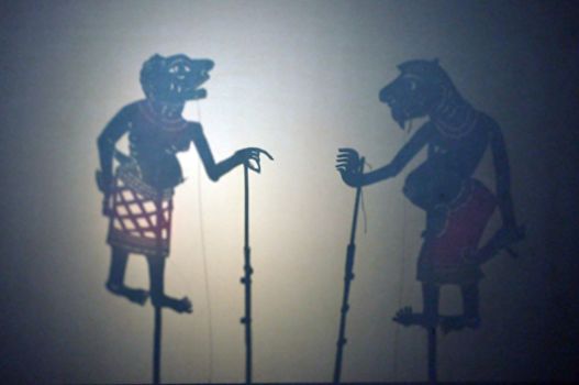 Shadow theatre  in the south of thailand there is a tradition called nang Talung.