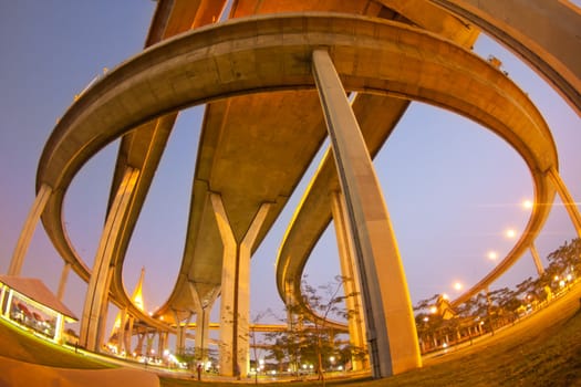 Bhumibol Bridge in Thailand