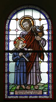 Saint Joseph with child Jesus