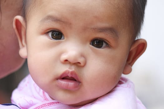Closeup of Asian baby - Thailand