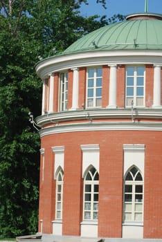 Palace of queen Ekaterina in  Moscow. Zarizino (Tsaritsino, tsaritsyno, tsaritsino)