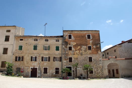 A typical little old village in the Istria, Croatia