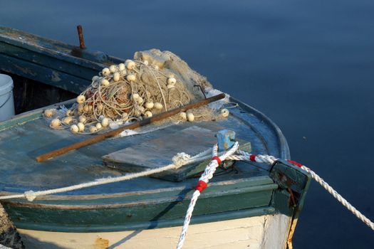 Old rowing boat