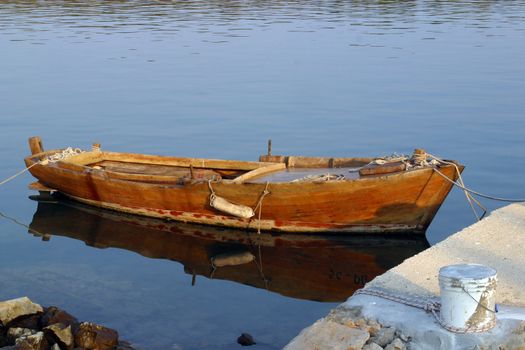 Old rowing boat