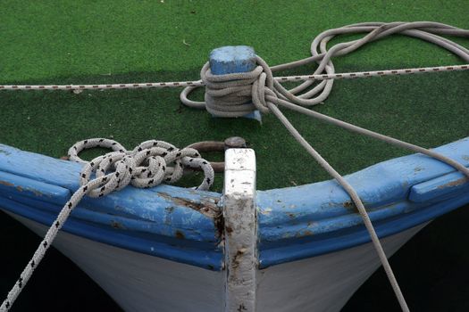 Rope of boat knotting