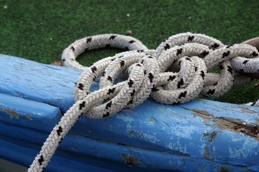 Rope of boat knotting