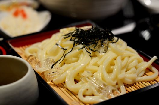 Japanese cuisine, Cold Udon noodles for summer menu