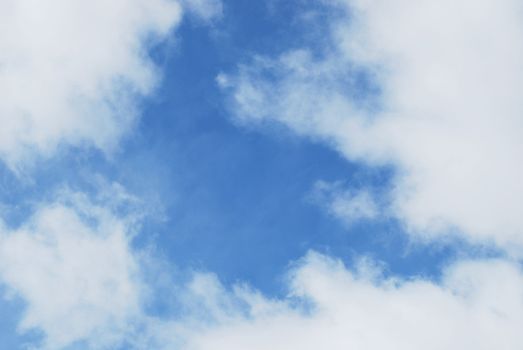 blue sky with clouds background  