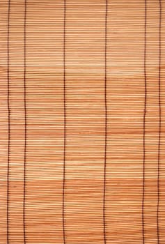 brown bamboo matting background and texture
