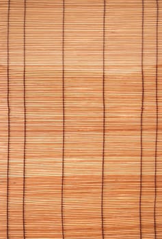 brown bamboo matting background and texture