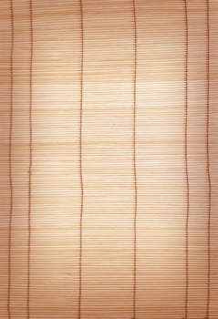 brown bamboo matting background and texture 