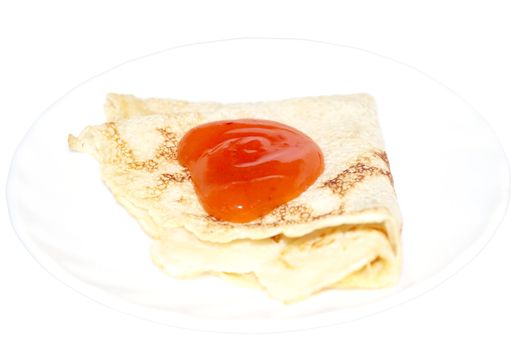 pancake with a jam                    