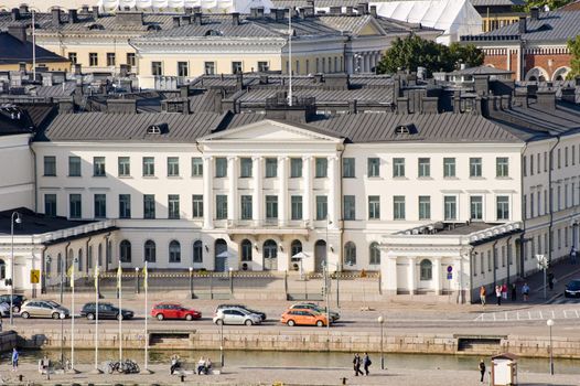 The Finland Presidential palace in Helsinki. Finland