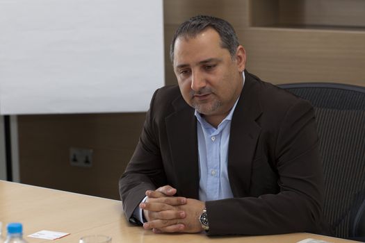 SMART CITY, MALTA - 6 JUN - Smart City Malta CEO Fareed Abdulrahman during an interview at Smart City Malta