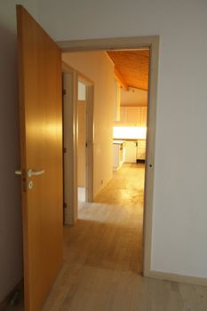 views of an empty house for sale  in denmark 