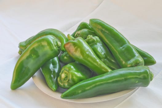 Green pepper, aka sweet pepper or chilli capsicum