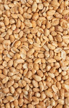 Background of roasted peanuts.