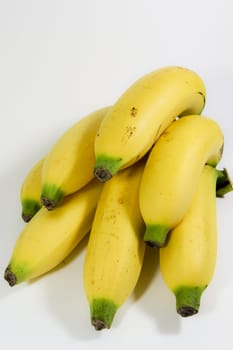 Ripe banana isolated on white background