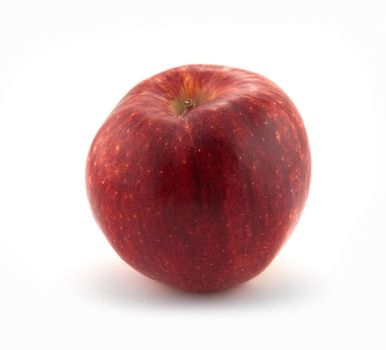 Red apple isolated on white background