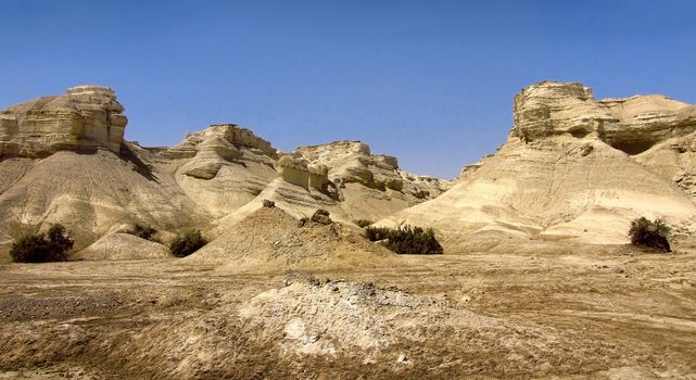 fragment of the Judean Desert near The Dead Sea