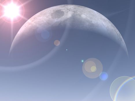 the moon