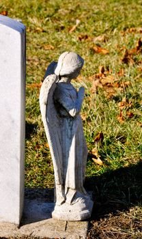Gravesite - Angel - Looking Away