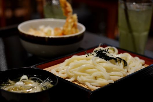 Japanese cuisine, Cold Udon noodles for summer menu