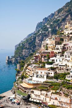 Positano is a village and comune on the Amalfi Coast (Costiera Amalfitana), in Campania, Italy.