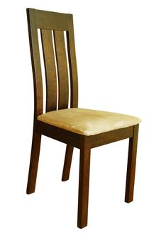 Black chair isolated on a white background