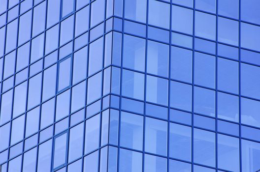 modern glass apartment blocks of skyscrapers 