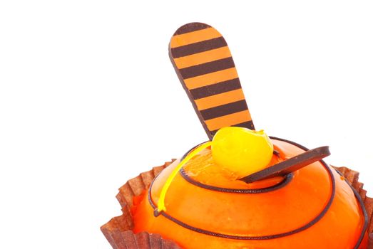 fresh cake isolated on a white background