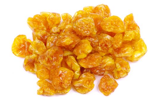 dried fruit isolated on a white background