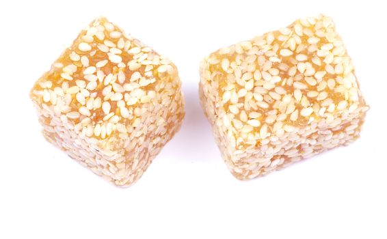 candy on a white background